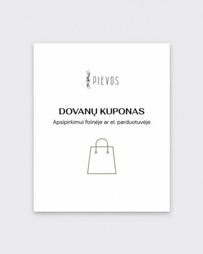 Dovanų kuponas apsipirkimui Pievų fizinėje ar el. parduotuvėje