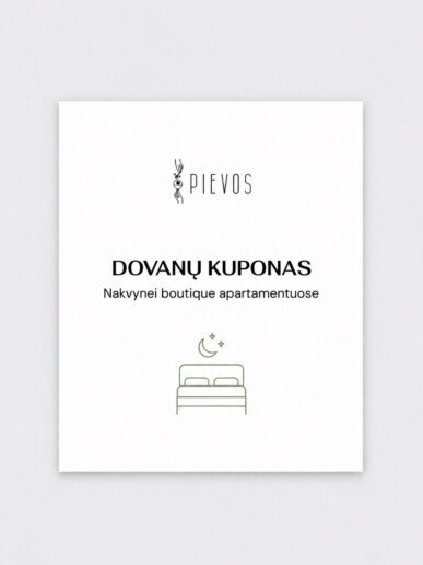 Dovanų kuponas nakvynei apartamentuose Birštone